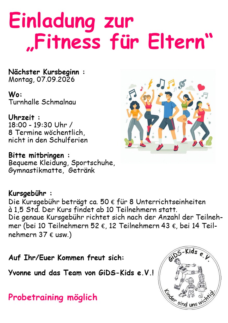 Flyer zu Elternfitness