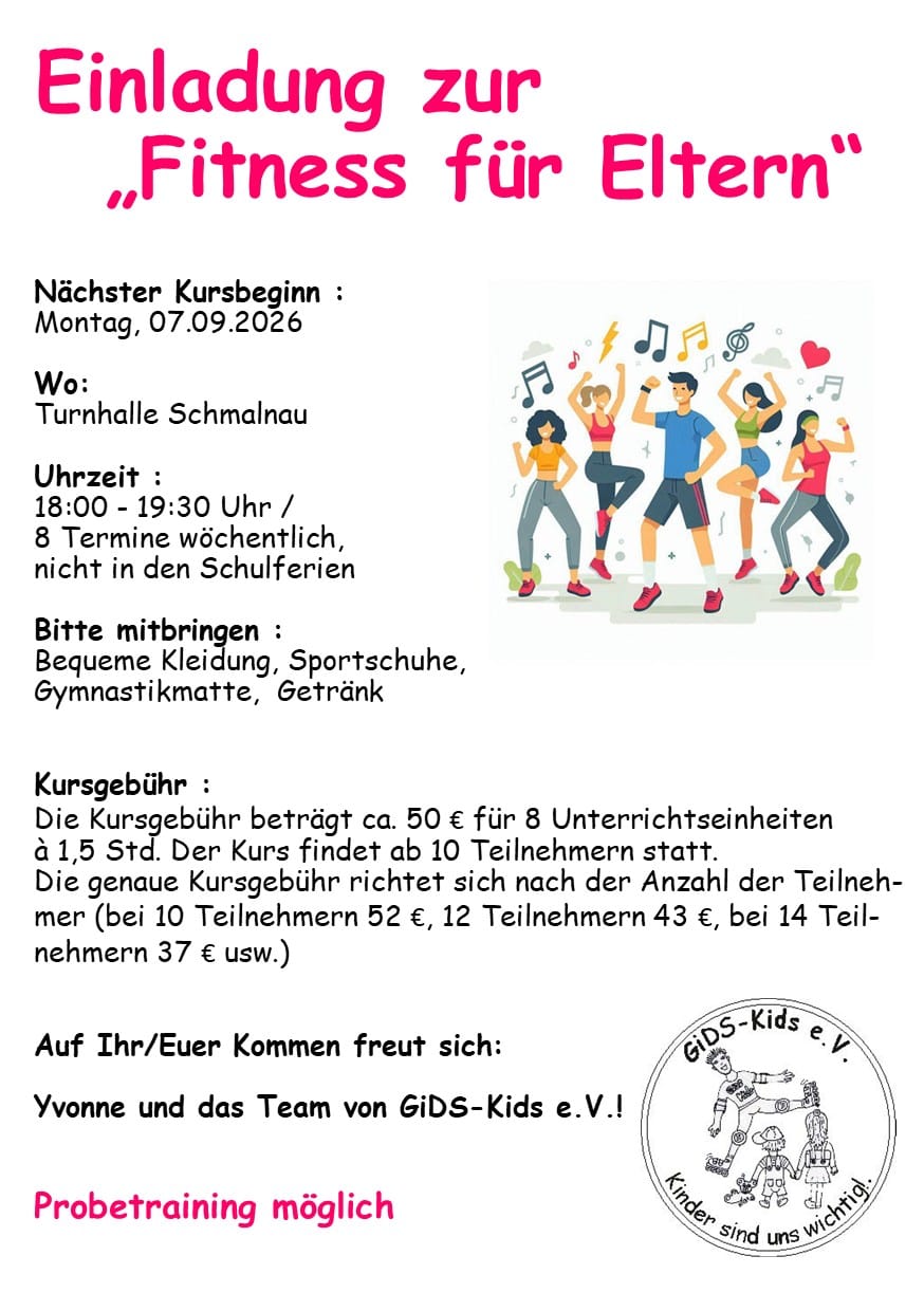 Flyer zu Elternfitness